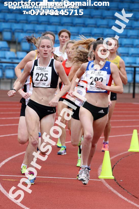Senior womens 5000 metres, Northern Senior and Under-20s Champs., SportsCity, Manchester. Photo: David T. Hewitson/Sports for All Pics